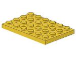 Lego Platte 4 x 6 (3032) gelb