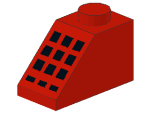 Lego Slope Stone 45° 2 x 1 x 1 (3040p32) red