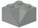 Lego Slope Stone 45° 2 x 2 x 1 (3046a) light gray