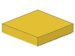Lego Fliese 2 x 2 (3068b) mit Nut, gelb