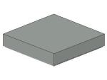 Lego Fliese 2 x 2 (3068b) mit Nut, hell grau