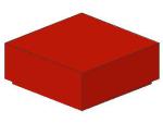 Lego Tile 1 x 1 (3070b) with Groove, red