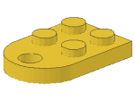 Lego Plate, modified 3 x 2 (3176) yellow