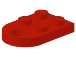 Lego Platte, modifiziert 3 x 2 (3176) rot