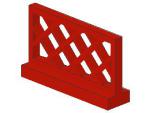 Lego Fence 1 x 4 x 2 (3185) red