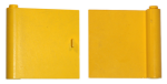 Lego Door 1 x 5 x 4 (3195a) left, yellow