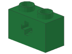 Lego Technic Stein 1 x 2 (32064c) grün