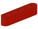 Lego Technic Liftarm 1 x 5 (32316) red
