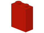 Lego Brick 1 x 2 x 2 (3245c) red