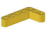 Lego Technic Liftarm 3 x 5 (32526) L-Form, gelb