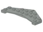 Lego Wedge Plate 4 x 8 (3474) light gray