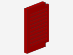 Lego Shutter 1 x 2 x 2 (3582) red