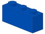 Lego Brick 1 x 3 x 1 (3622) blue