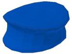 Lego Minifigure Hat Police, blue