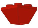 Lego Slope Stone, inverse 45° 2 x 2 x 1 (3676) red