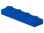 Lego Platte 1 x 4 (3710) blau