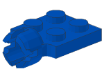 Lego Plate, modified 2 x 2 (3730) blue