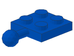 Lego Plate, modified 2 x 2 (3731) blue
