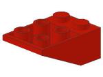 Lego Slope Stone, inverse 33° 3 x 2 x 1 (3747a) red