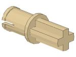 Lego Technic Axle 1L (3749) tan