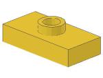 Lego Plate, modified 1 x 2 (3794a) yellow