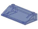 Lego Slope Stone 33° 3 x 6 x 1 (3939) transparent dark blue