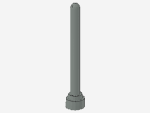 Lego Antenne 4H (3957) hell grau