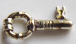 Lego Minifigure Key (40359a) Chrome antique brass