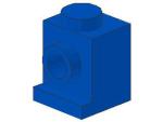 Lego Stein, modifiziert 1 x 1 x 1 (4070) blau