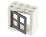 Lego Fenster 2 x 4 x 3 (4132c03) weiß