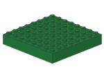 Lego Brick 8 x 8 x 1 (4201) green