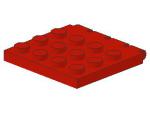 Lego Scharnier 4 x 4 (4213) Fahrzeugdach, rot