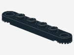 Lego Technic Plate 1 x 6 (4262) black