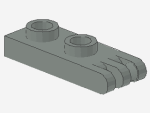 Lego Hinge Plate 1 x 2 (4275b) light gray