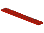 Lego Platte 2 x 16 (4282) rot