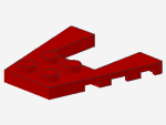 Lego Wedge Plate 4 x 4 (43719) red