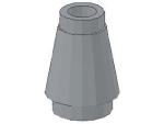 Lego Cone 1 x 1 (4589b) light bluish gray