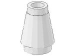 Lego Cone 1 x 1 (4589b) white