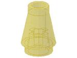 Lego Cone 1 x 1 (4589) transparent yellow