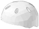 Lego Minifigure Helmet Sport, white