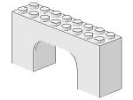 Lego Brick, Arch 2 x 8 x 3 (4743) white
