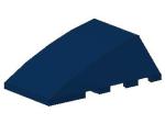 Lego Wedge, without Studs 4 x 4 (47753) dark blue