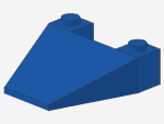 Lego Wedge 4 x 4 (4858) blue