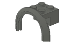 Lego Mudguard 4 x 2 1/2 (50745) dark bluish gray