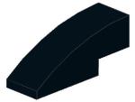 Lego Slope Stone, ccurved 3 x 1 x 1 (50950) black