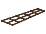 Lego Mast Rigging, short 16 x 5 (6057) brown