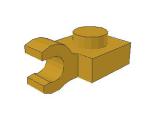 Lego Platte, modifiziert 1 x 1 (61252) perlend gold