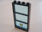 Lego Fenster 1 x 4 x 6 (6160c03pb03) schwarz