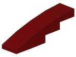 Lego Slope Stone, curved 4 x 1 x 1 (61678) dark red