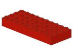 Lego Brick 4 x 10 x 1 (6212) red